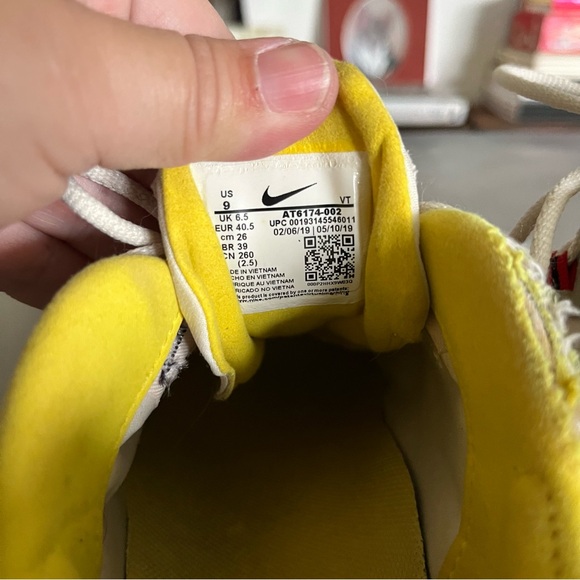 Nike Air Max 270 React 'Bauhaus' Lift Sneaker Phantom/Black-Light Blue-Universit - Picture 6 of 9